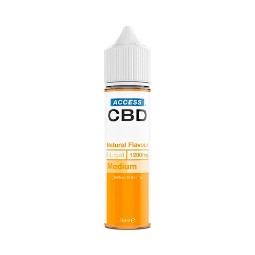 cbd vape natural flavour Access CBD Natural 1200mg Broad Spectrum Vape Liquid 50ml
