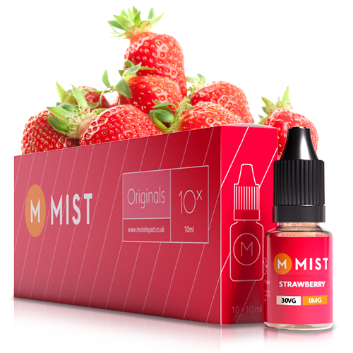 Strawberry E Liquid (10x10ml) | MIST UK Strawberry E Liquid (10x10ml) | MIST UK