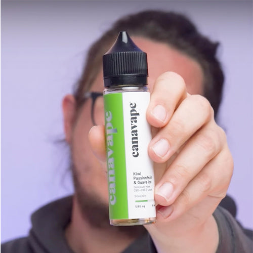 Canavape - Kiwi Passionfruit & Guava Ice - CBD 1250mg 50ml