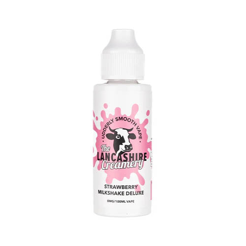The Lancashire Creamery - Strawberry Milkshake Deluxe 100ml