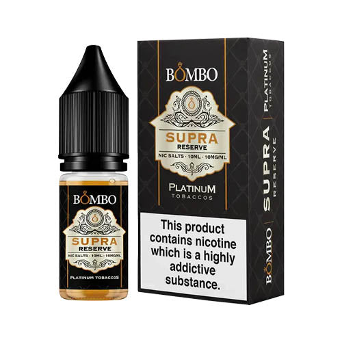 Supra Reserve Nic Salt | Bombo Platinum Tobaccos | MIST UK Supra Reserve Nic Salt | Bombo Platinum Tobaccos | MIST UK