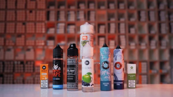 photo showing the best menthol vape juices.