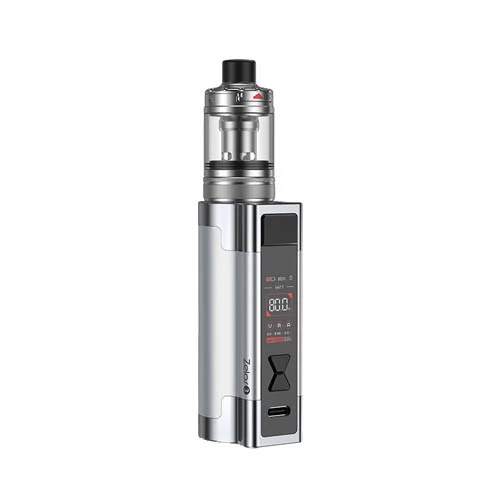 A silver Aspire Zelos 3 is the top vape to quit smoking