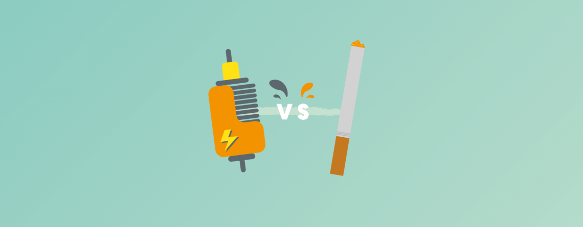 Is vaping better for you than smoking cigarettes?