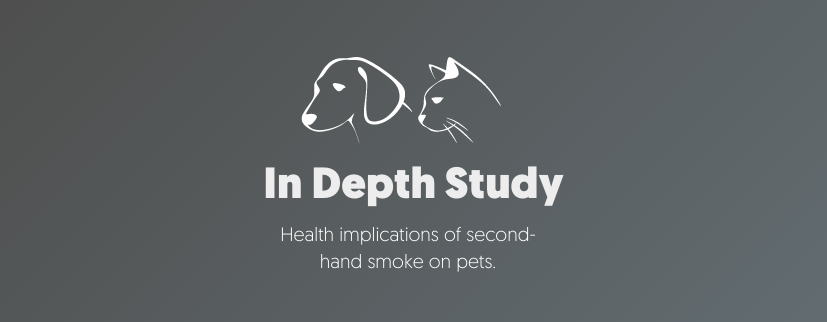 1 in 3 cigarette smokers report that their pet has become ill due to second-hand smoke