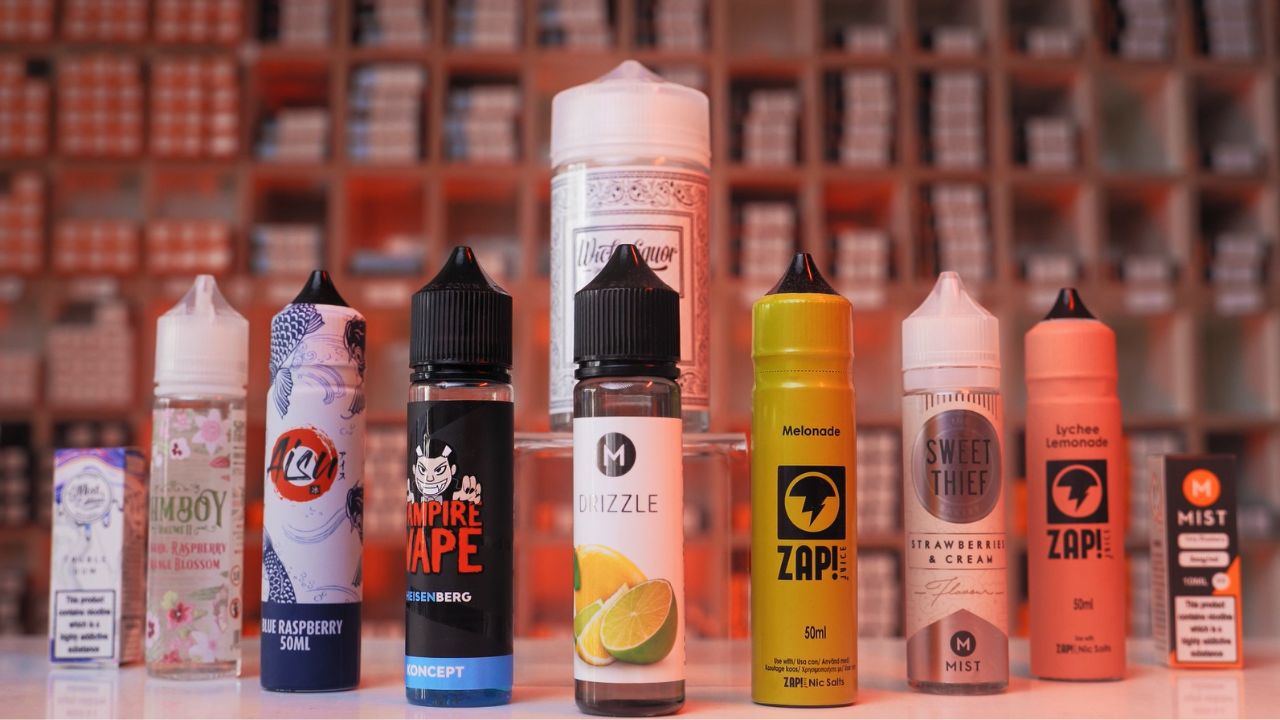 featured image showing the best fruity vape juices