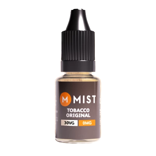 photo of the best tobacco vape juice in the UK, MIST Originals Tobacco