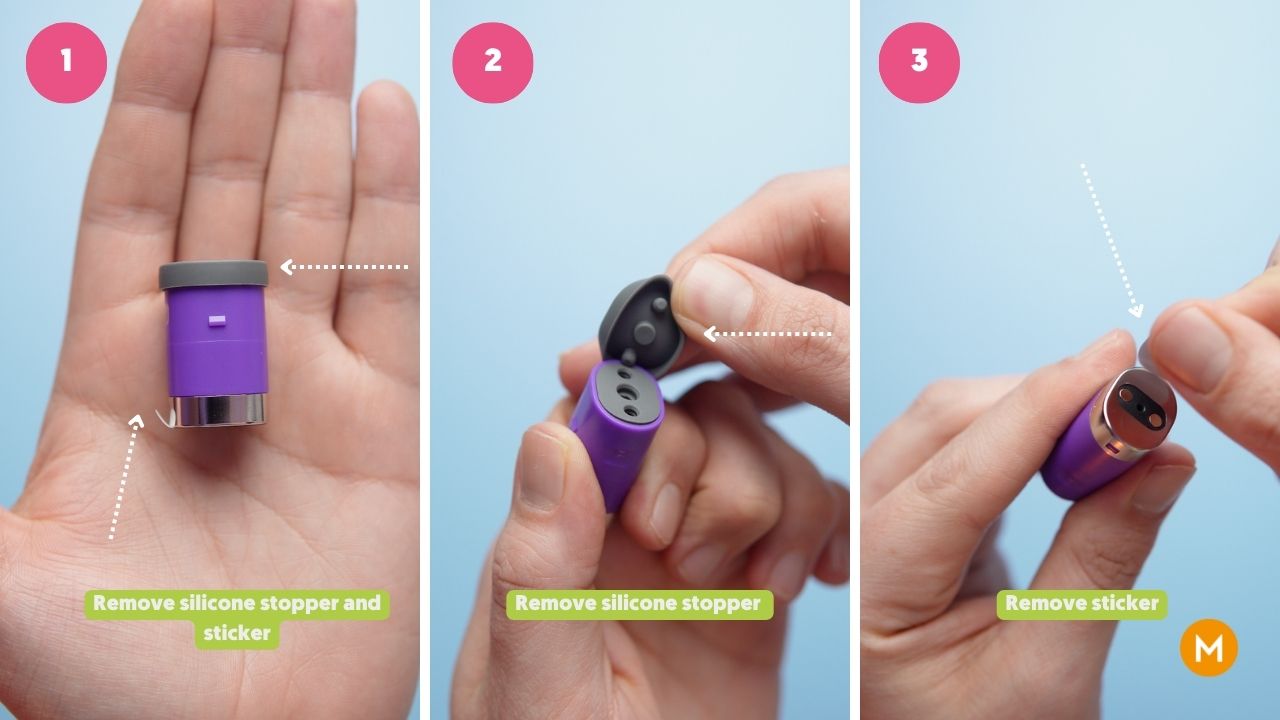 Photo showing how to setup the IVG Savr