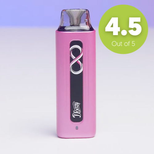 MIST's overall score for the Doozy Infinity pod vape.