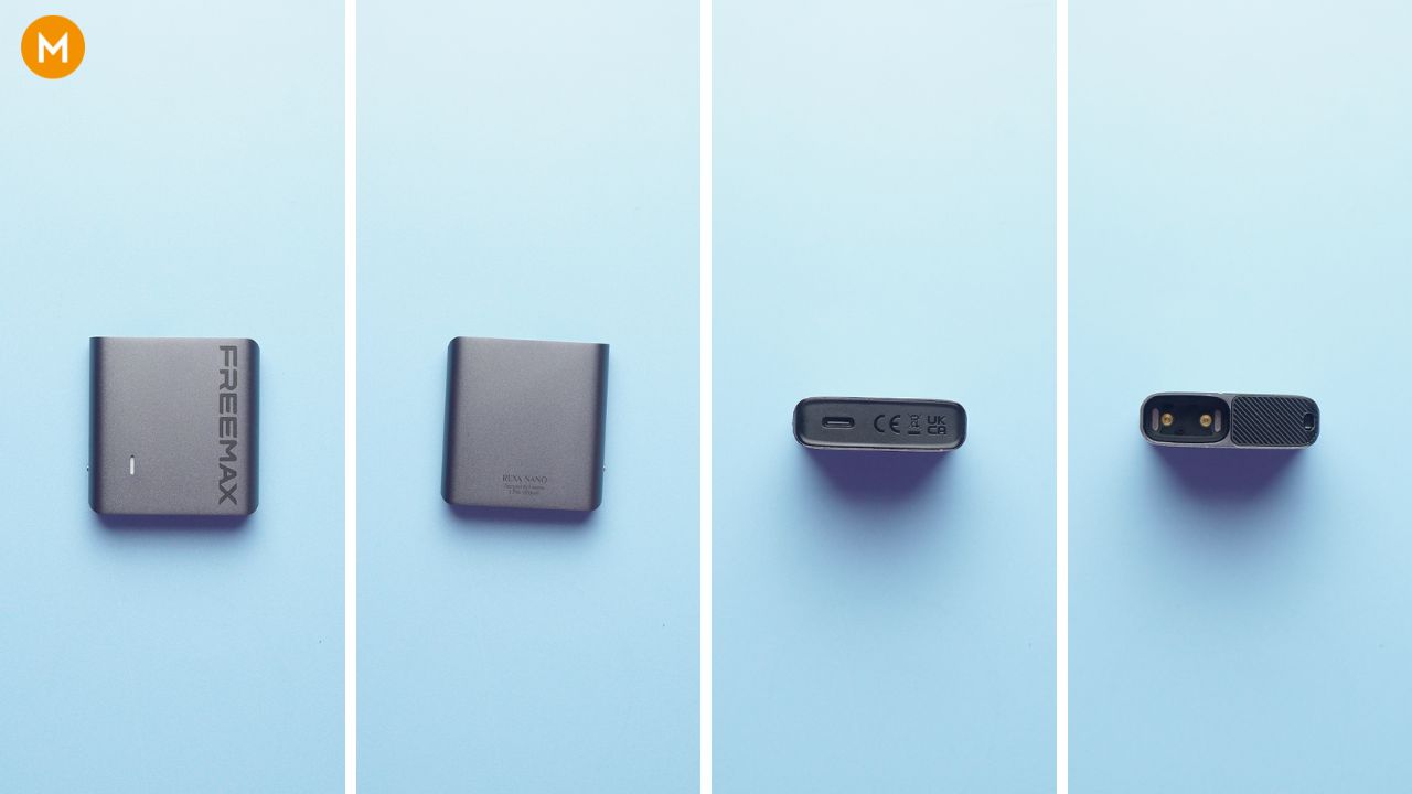 Photo collage showing the build design of the Rexa Nano mod