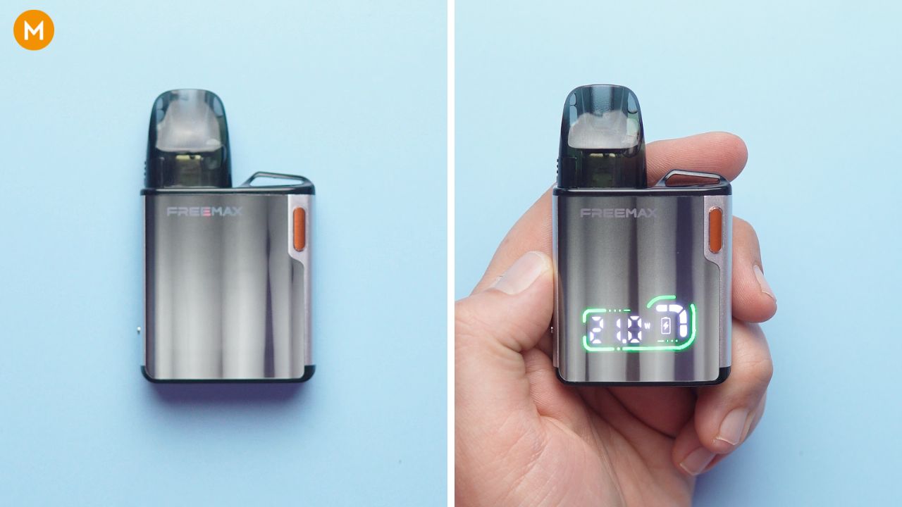 Photo showing the front design of the FreeMax RexaSQ