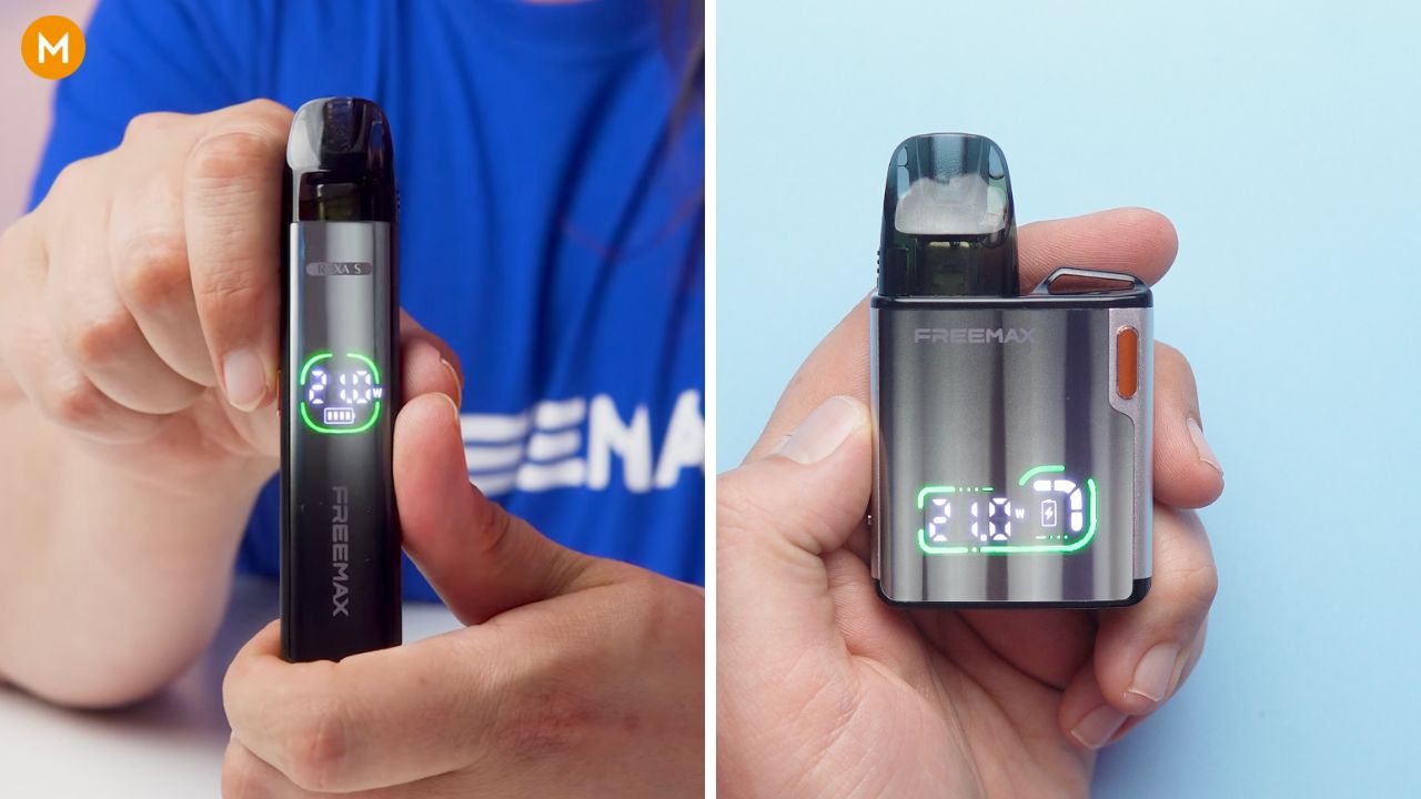 Photo showing the design difference between the Rexa S and the Rexa SQ
