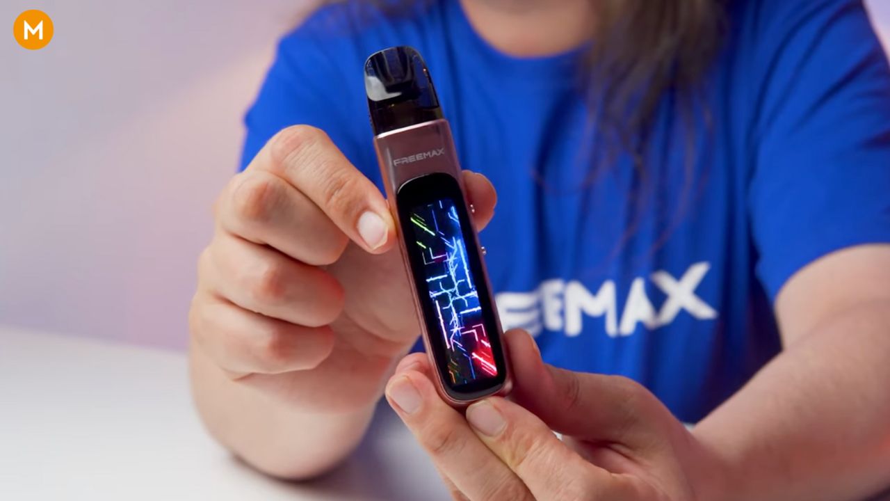 Photo showing the animation option of the Rexa Pro by FreeMax