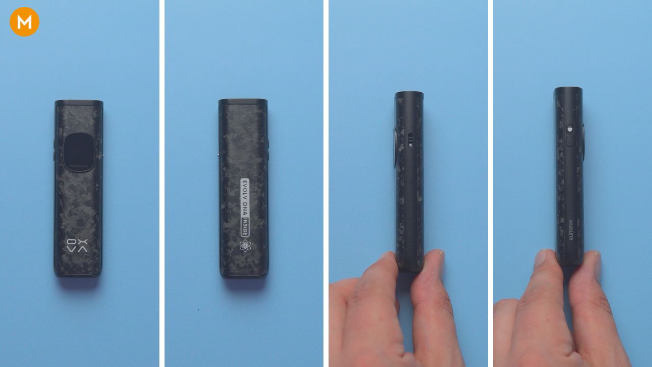Photo collage showing the mod of the OXVA XLIM Pro 2 DNA