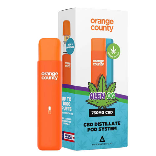 Orange County CBD Distillate pod system