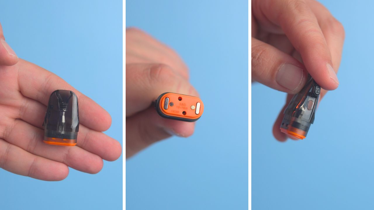 Photo collage showing the XLIM Go 2's pods