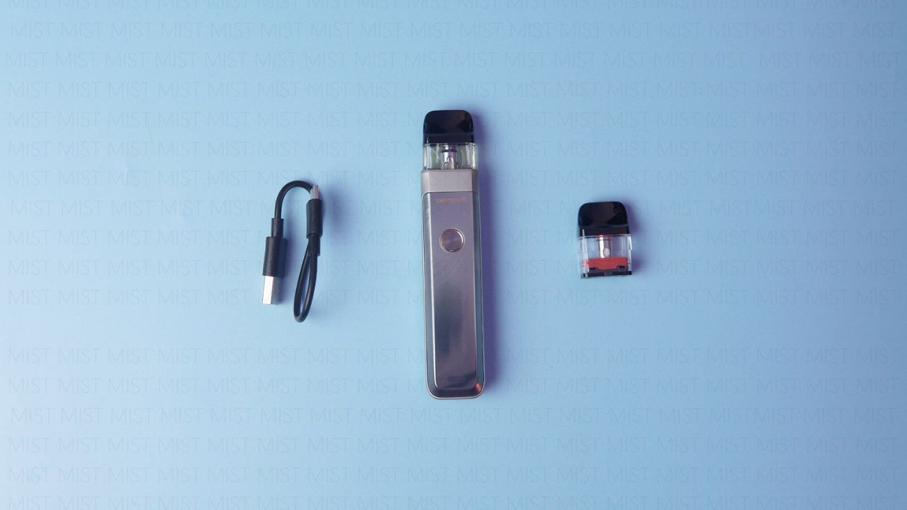 Photo sowing the inclusions of the Vaporesso XROS 2