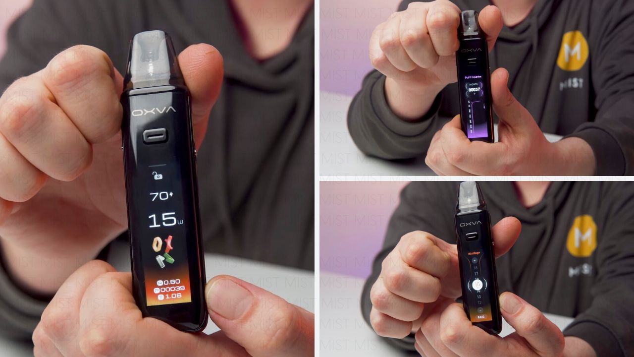 Photo collage showing the XLIm 3 ultra from OXVA. 