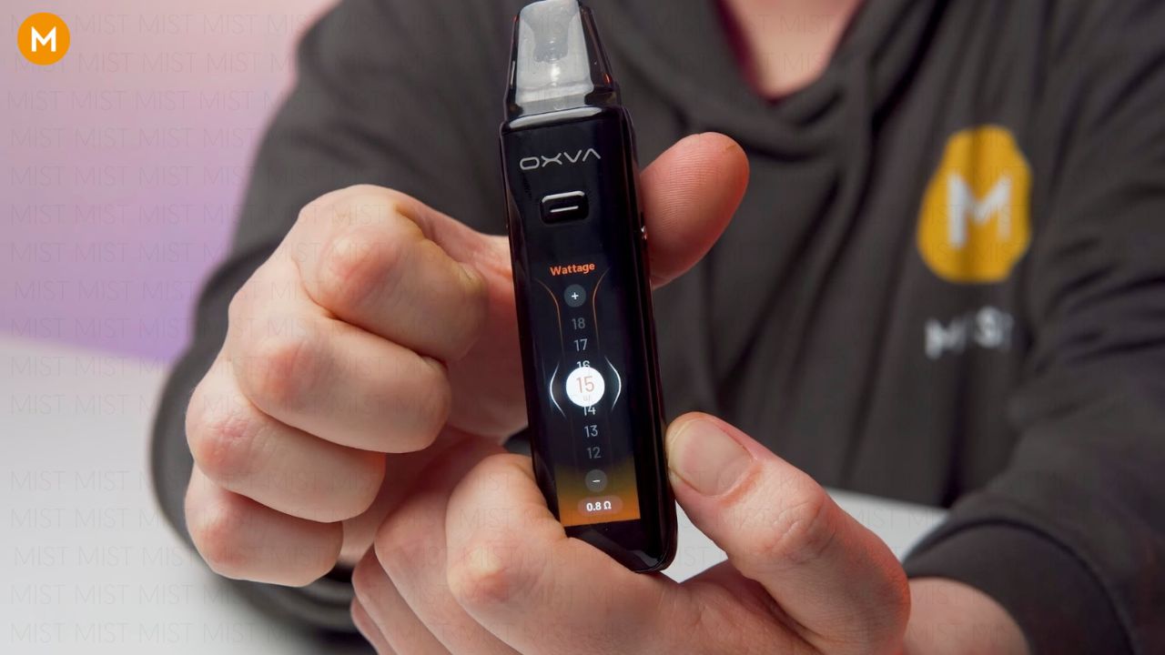 Photo showing the wattage control of the XLIM 3 Ultra