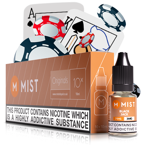 Black Jack E Liquid (10x10ml)