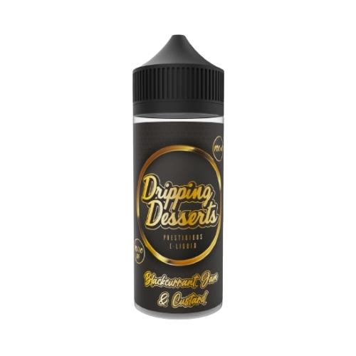 Dripping Desserts - Blackcurrant Jam &amp; Custard 100ml