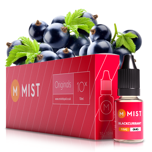 Blackcurrant Vape Juice (10x10ml) — 30PG/70VG (Extra Vapour) / NONE 0mg