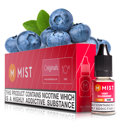 Very Blueberry Vape Juice (10x10ml)