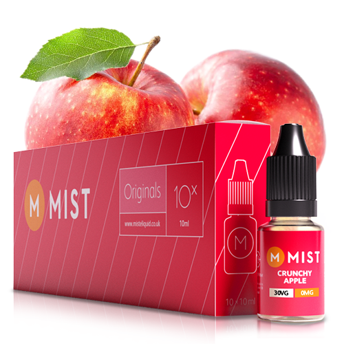 Crunchy Apple E Liquid (10x10ml) — 70PG/30VG (Standard) / NONE 0mg