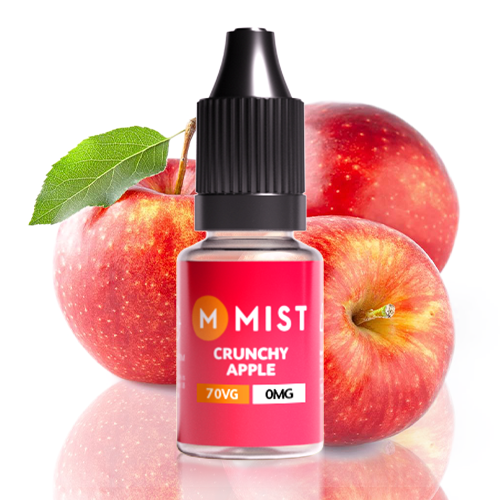 Crunchy Apple E Liquid 10ml — 30PG/70VG (Extra Vapour) / NONE 0mg