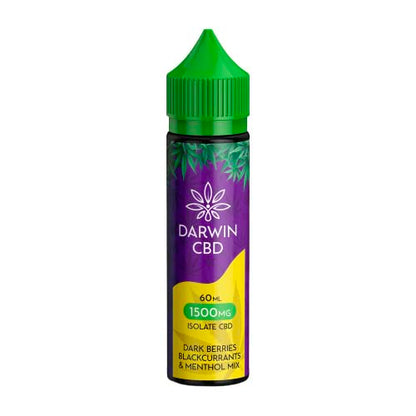 Darwin - Dark Berries Blackcurrants &amp; Menthol Mix - CBD Isolate 60ml 