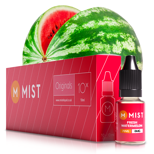 Fresh Watermelon E Liquid (10x10ml) — 30PG/70VG (Extra Vapour) / NONE 0mg