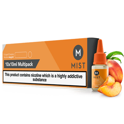 Juicy Peach Vape Juice (10x10ml)