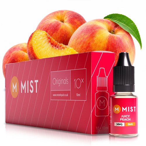 Juicy Peach Vape Juice (10x10ml)