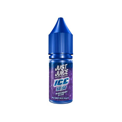 Just Juice Ice 50/50 Blackcurrant &amp; Lime 10ml