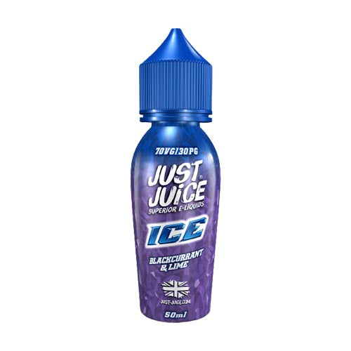 Just Juice Ice - Blackcurrant &amp; Lime 50ml