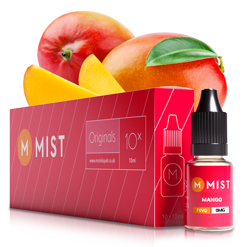 Mango Vape Juice (10x10ml) — 30PG/70VG (Extra Vapour) / NONE 0mg