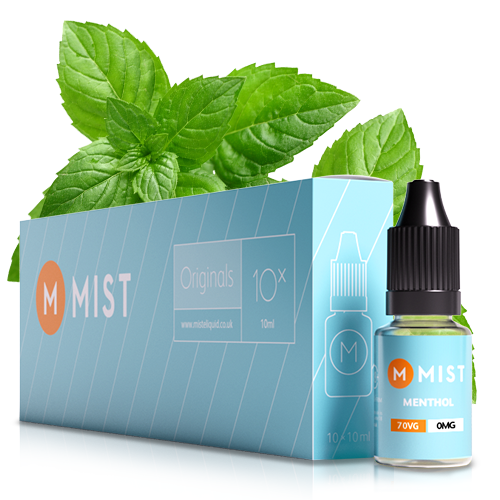 Menthol Vape Juice (10x10ml) — 30PG/70VG (Extra Vapour) / NONE 0mg