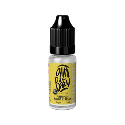 Ohm Brew Pineapple and Mango Ice Cream Nic Salt