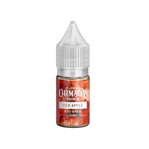 Ohm Boy Red Apple Rhubarb Chilled Nic Salt