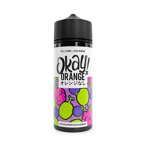 Okay Orange - Grape Raspberry and Blackcurrant 100ml