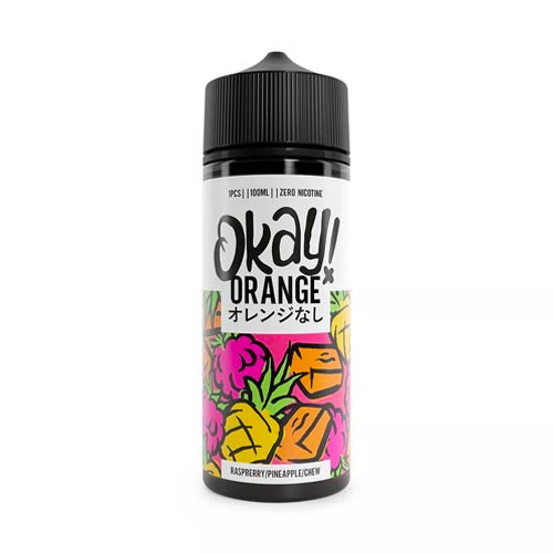 Okay Orange - Raspberry and Pineapple Chew 100ml