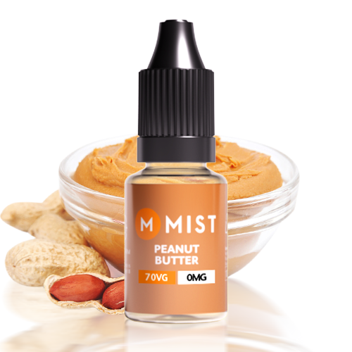 Peanut Butter E Liquid 10ml — 30PG/70VG (Extra Vapour) / NONE 0mg