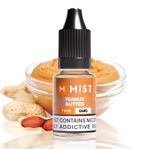 Peanut Butter E Liquid 10ml — 30PG/70VG (Extra Vapour) / LOW 6mg