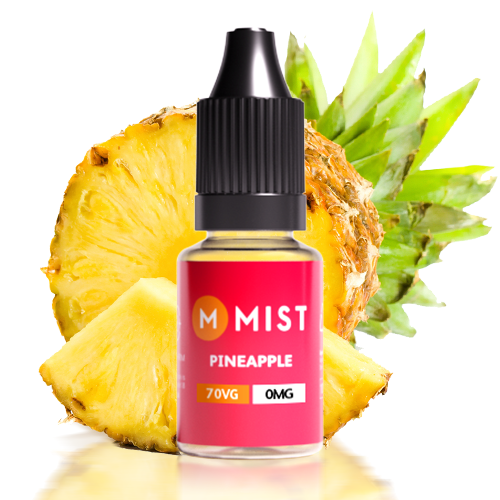Pineapple E Liquid 10ml — 30PG/70VG (Extra Vapour) / NONE 0mg