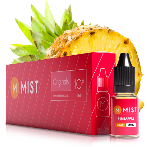 Pineapple Vape Juice (10x10ml) — 30PG/70VG (Extra Vapour) / NONE 0mg