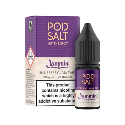 Pod Salt Fusions Blueberry Jam Tart Nic Salt