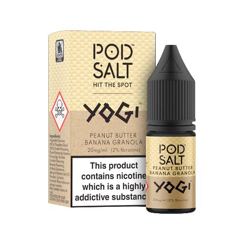 Pod Salt Fusions Peanut Butter Banana Granola Nic Salt