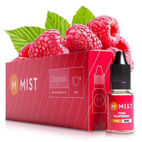 Pink Raspberry E Liquid (10x10ml) — 30PG/70VG (Extra Vapour) / NONE 0mg