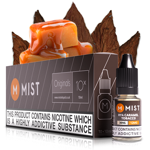 RY4 Caramel Tobacco E liquid 100ml | MIST Originals | MIST UK RY4 Caramel Tobacco E liquid 100ml | MIST Originals | MIST UK