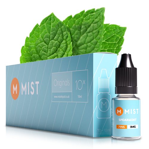 Spearmint Vape Juice 100ml | MIST Originals Eliquid | MIST UK Spearmint Vape Juice 100ml | MIST Originals Eliquid | MIST UK